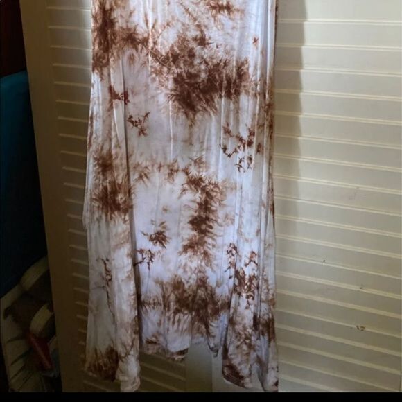 Girls Sleeveless Stretch Lycra tie-dye dress - Picture 4 of 6